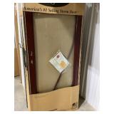 Larsonï¿½ 32" x 80" Cranberry FV Storm Door w/ HW