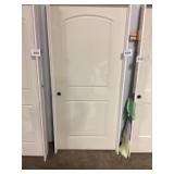 36" x 80" RH 2-Panel MDF Interior Door in Tan