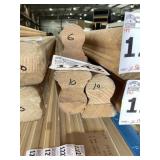 2-1/2" x R.L. Unfinished Oak Handrail x 26 LF