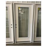 36" x 80" RH Fiberglass Full-View Exterior Door
