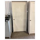 36" x 80" RH Primed White Interior Door