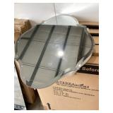 24" x 20" Frameless Deco Mirror x 2
