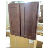 27" x 30" Wall Cabinet in Chestnut x 2