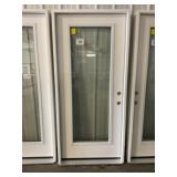 36" x 80" LH Fiberglass Full-View Exterior Door