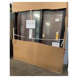 Andersen 71" x 96" Black Patio Door