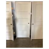 30" x 80" LH 5-Panel Primed White Interior Door