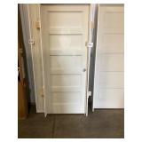 32" x 80" LH 5-Panel Primed White Interior Door