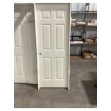 32" x 80" RH Primed MDF 6-Panel Interior Door