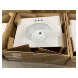 28" x 22" Single Sink Vanity Top in Artic Salt