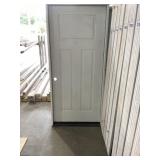 36" x 80" RH Steel 3-Panel Exterior Door