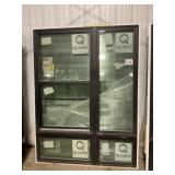 61" x 81" Black Vinyl Window x 2