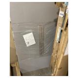 64" x 48" C. Drain Gray Composite Shower Base