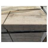 Mixed Length Landscape Pavers in Brown