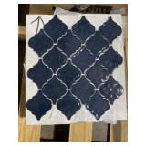 10SF Box of Navy Shaw Mosaic Tile x 2