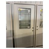 36" x 80" LH Steel HV Deco Exterior Door