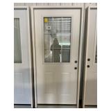 36" x 80" LH Steel HV 9-Lite Exterior Door