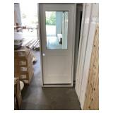 32" x 80" RH 1/2 View Fiberglass Ext. Door