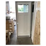 32" x 80" RH Fiberglass Craftsman Style Ext. Door