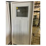 36" x 80" LH Fiberglass Craftsman Style Ext. Door
