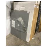 Gray and White Mixed Lo-Profile Shower Bases x 2