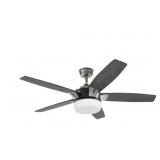 Kanali 52" Indoor Ceiling Fan in Black