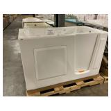 60" RH Walk In Bathtub In White