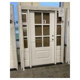 LH Primed Fiberglass 6-Lite Entry Door