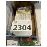Box of Brass Plated Steel Cabinet Hinges