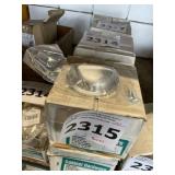 Satin Chrome Solid Brass Cabinet Pulls x 2 Boxes