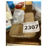 Box of Polished Chrome Cabinet Knobs