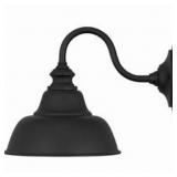 Ashley 1-Bulb Wall Lantern in Black x 2