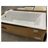 72" x 36" White Bathtub