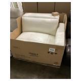 Pleather Chair To Sectional In White