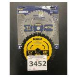 Mixed Carbide Tipped Saw Blades x 2