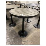 35-1/2" Round Non-Wood High Top Patio Table
