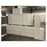 10pc. White Shaker Style Cabinet Set