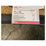 24" x 39" Half Round Coir Mat x 2