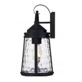 Quoizelï¿½ 1-Bulb Wall Lantern in Black x 2