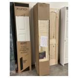 24" Louver Bifold Door x 2