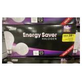 Box of (16) 60W Energy Saver Replacement Bulbs x2