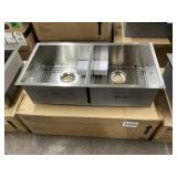 All-In-One Under Mount 16G SS 36" Sink