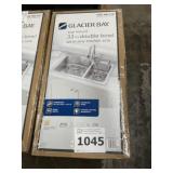 Glacier Bayï¿½ 33" x 22" All-in-One Stainless Sink
