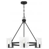 Ashley 6-Bulb Chandelier in Black
