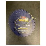 Irwin 7 1/4" x 24T Saw Blade x6