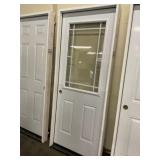 32" x 80" RH Steel High-View Exterior Door