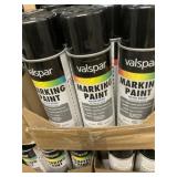 Valspar Black Marking Paint x 12