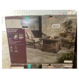 50,000 BTU Slate Propane Outdoor Fire Pit Table
