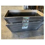Lightweight 24" Rectangular Planter x2