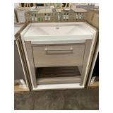 31" Tan Single Sink Vanity