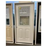 36" x 80" RH Fiberglass HV w/ Blinds Exterior Door